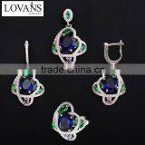 Stylish Fake Gold Jewelry Set New Design Ruby Gemstone Bulk Buy From China TZ-0175 thumbnail-2