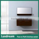Melamine MDF Wall Hung Bathroom Vanity With Mirror