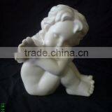Vivid Girl Angel Figure Sculpture