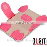 Fashion Red 9.7 Inch Wool Felt Tablet Case Cartoon Pig Bag Tablet Sleeve Tablet Pouch Laptop Bag