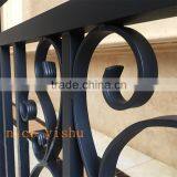 Cheap wrought iron fence/decorative iron fence spikes/tubular fence on alibaba online shopping