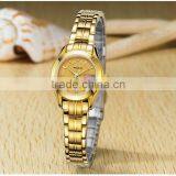 All Gold Case and Band Couple Watches for Rich His and Hers Quartz Watches thumbnail-2