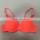Neon 2016 Most Sexy 36B FRONT HOOK PADDED BRA With Lace Back
