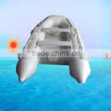 330cm inflatable PVC boat with air mat floor for 5 persons for sports, fishing, rescue and entertainment
