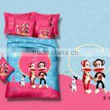 2014 Hot Selling 3D New Cartoon4pcs Bedding Set, 100%cotton Reactive Twill Wholesale