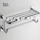 Chrome Finishing Bath Rack Modern Towel Shelf for Kitchen Accessoires