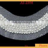 White Pearls Beade Patch AI-2394 thumbnail-1