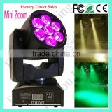 7pcs 10 Watt Stiletto Z7 Mini 7pcsx 10W RGBW LED Moving Head Zoom Light For DJ KVT Club Bar
