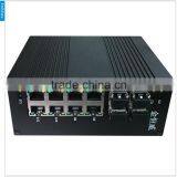 4x1000BaseX SFP Slots and 8x10/100/1000BaseT(X) Ports Full Gigabit Industrial Network Switch I712A thumbnail-2