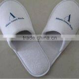 Top Grade Disposable 100 Cotton Hotel Slippers With Beautiful Embroidery