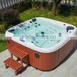 Wholesale us Aristech Acrylic CE Approve White Colour Deluxe Outdoor Spa Hot Tub thumbnail-2