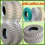 Top Quality Industrial Tyre 28x9-15 12pr, Non Marking White Solid Tires for Forklift (many Sizes) thumbnail-1