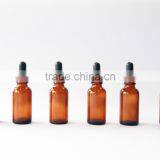 1/2oz,1oz,2oz,4oz,8oz,16oz Amber Glass Bottles Boston Round With Glass Dropper thumbnail-1