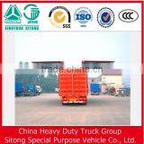 50ton 60ton 3 Axles Steel Van Semi Trailer/Box Container Semi Trailer thumbnail-2