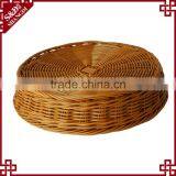 S&D Green Environmental Protected pe Rattan Wicker Bread Basket Snacks Dry Fruit Basket With Net Cover thumbnail-2