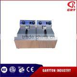 GRT - E102B Hot Sale 10L+10L Two-Tank Electric Deep Fryer Machine