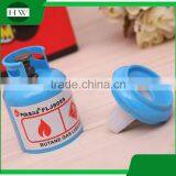 Portable Plastic Colorful Funny Child Cartoon Gas Bottle Tank Cylinder Double Pencil Sharpener thumbnail-5