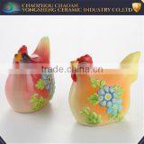 Beautiful Ceramic Chicken Christmas Home Decoration thumbnail-1