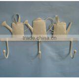 2014 Vintage Cream White Decorative Metal Wall Hook thumbnail-1