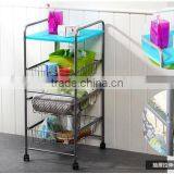 3 Tier Kitchen Storage Supply Storage Trolley Cart thumbnail-2