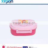 Kids Plastic Lunch Boxes Oval-shaped Lunch Box With pp Spoon thumbnail-1