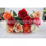 Sleek Realistic Fake Flower Fake Rose Silk Flower Fabric Flower With Happy Price thumbnail-1