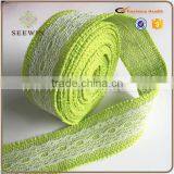 Speciality Jute Ribbon With Lace Logo for Deco thumbnail-3