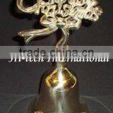 Cast Brass Hand Bells,Shiny Brass Hand Bell,Designer Hand Bells,Christmas Hand Bells thumbnail-1