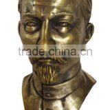 Brass Head Famous Person Bust Statue thumbnail-1