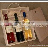 Wooden Wine Box for 3 Bottles thumbnail-1