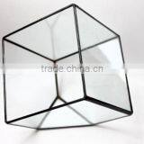 Modern Planter for Indoor Gardening Geometric Handmade Glass Terrarium thumbnail-4