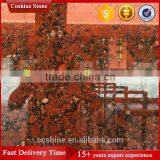 Hot Sale Hight Quality Rosso Santiago Granite Red Polished Slabs thumbnail-3