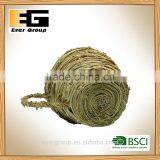 Cup Shape Natural Rattan Garden Flower Pot With Handle for Planting thumbnail-4