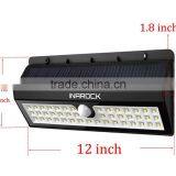 High Power LED Solar Panel Motion Sensor Garden Security Light for Outdoor