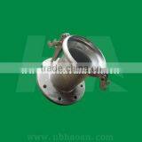 10" Galvanized Steel Miller Coupling With Flange and Female Quick Connect Joint Pipe Couplings thumbnail-1