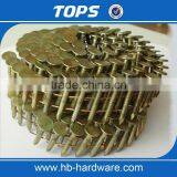 Yellow Zinc Galvanized Coiled Roofing Nails thumbnail-1