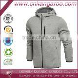 Men's 100%cotton Fleece Cool Zip up Sweatshirt thumbnail-1