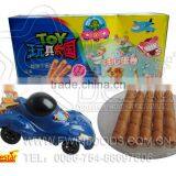 Yummy Egg Roll Cream Biscuit ,Sports Car Toy thumbnail-1