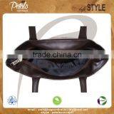 12 oz Natural Canvas Tote Bag With Polyester Lining & With PU Padded Handle & Bottom thumbnail-3