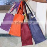 Customize Biodegradeable Flora Print Jute Tote Bag With Padded Rope Handle thumbnail-6