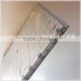 Aviation Protractor - Square in Flexi Durable Plastic ( 5'' * 5'' ) Nautical Grid Protractor # KPP-1 thumbnail-4