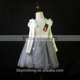 Flower Girls Dress Embroidered Sequin 2017 Summer Princess Party Dresses Kids Clothes Size 4-8 thumbnail-3