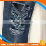 Men Hot Selling Brand Biker Distressed Jeans Pants thumbnail-2