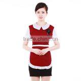 F01U Waitress Clothing for Hotel and Restaurant Uniform thumbnail-1