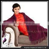 CX-B-P-41D 2015 Autumn Newest Cashmere Shawl Fur Cape thumbnail-2