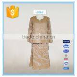 Women Embroidery Linen Elegant Skirt Suit Formal Skirt And Blouse Apparel 2016 thumbnail-1