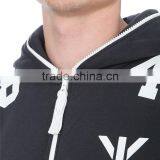 PA0046A Wholesale Cheap Black Printed Men's Jumpsuits With Hoodie thumbnail-3