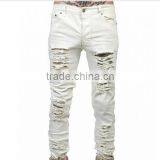 Biker Jeans Blue Denim Jeans Pants(lotbike024) thumbnail-2