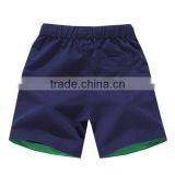 Navy Blue Drawstring Contrast Inner Band Board Shorts for Men thumbnail-3