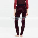 Women Fitness Striped Sleep Always Leggings thumbnail-3